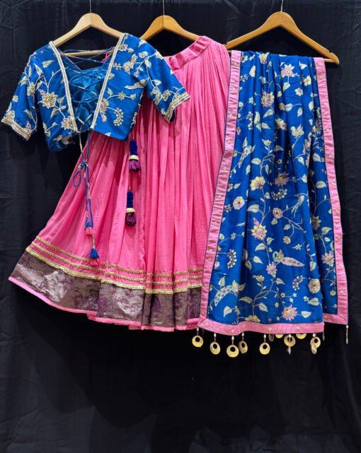 Designer Bridal Lehenga In Maroon Color Indian Wedding Outfit 3 - Image 2